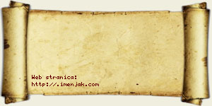 Tina Pjanić vizit kartica